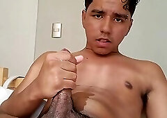 Goblin masturbates secretly from Santa Claus