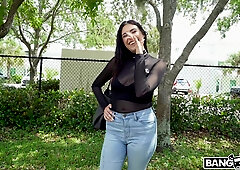 Amateur fucking in back of the van with adorable Selena Sinclair
