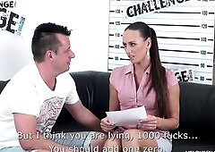 This leggy brunette hair looks so sexy and sexually excited that this babe wishes to prove that with a huge ramrod plugged unfathomable in her butt ga