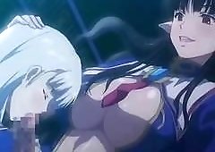 Shemale's fetishes become public when she fucks her young friends