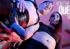 YOU'RE QUEER NOW: Nonbinary trans dominants make you accept your bisexuality POV domination