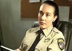 Demi Sutra and Ana Foxxx ignite a heated encounter in police uniforms