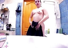 Nice-looking Teen Enjoying Washroom And Exploring Hot Underwater Body