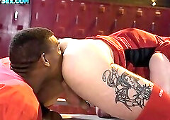 IR sportive stud rimmed and barebacked in locker room
