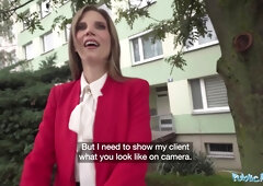 I Wanted This Milf To Show Me Her Tits And Ass In Public With Martin Gun And Valentina Love