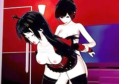 Ahegao, futa, raven branwen