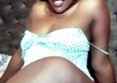 Hot Black Maid Does Some Webcam Black and Ebony