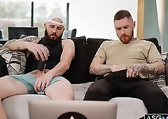 Good old friends Johnny Hill and Zak Bishop having a fuck sesh