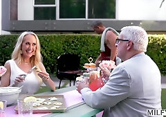 Bombshell Stepmother Id Like To Fuck Brandi Cheats On Her Spouse Whilst This Guy Listens