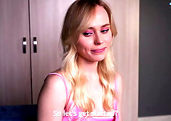 A Gorgeous Escort Girl Came to the Call for the First Time and Allowed to Cum...