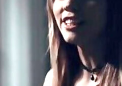 Ts cutie Kate Zoha bends over the kitchen for hardcore anal pounding