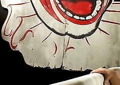 Dirty gay slut becomes a human toilet for piss