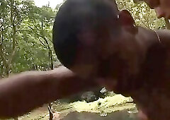 Sultry Latin Boys Outdoor Sex
