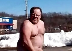 Daddyfuckpig aka Drew Masturbating in the Street