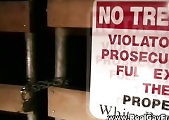 Naughty frat guys blindfold pledges