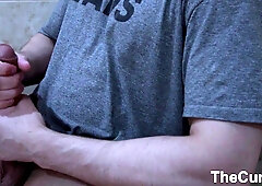 Super-Hot Youngster Jacking Off and Jizzing + Slow Movement Cum-Shot (120 FPS)