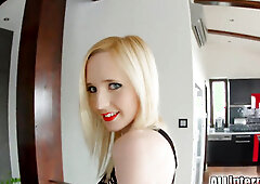 Blonde Alice is filled up with cum