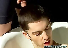 Pissed with schlongs pointing at him from all directions