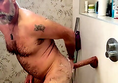 Daddybear Gets Pummeled by Ginormous Fuck stick