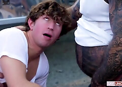 Tattooed Dudes Pounding A two Bottoms