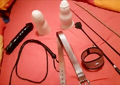 Slutty slave Lisa shows her meat to the Master in total chas