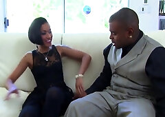 A Brunette Ebony Whore With Small Soft Tits Wants A Big Black Cock In Her Horny Pussy With Skin Diamond