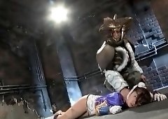 Mesmerizing Oriental girl in uniform gets fed a meat shaft