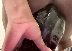 Railing hefty Goliath Faux-Cock