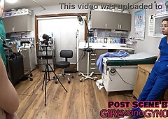 Mira Monroe the hot nurse in latex bends over for Doctor Tampa's thick cock