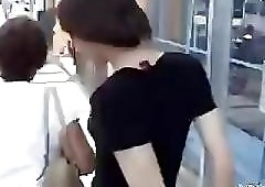 Amateur crossdresser gets to fuck a twink