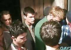 Gay cock-licker masseur