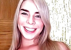 Curvaceous blonde shemale has her big ass pounded balls deep