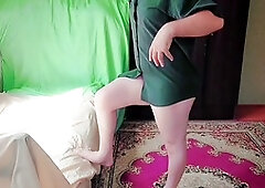 Big cock shemale masturbation, trans female