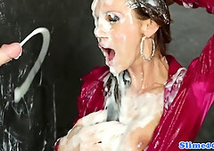 Virus Vellons gets a bukake shower