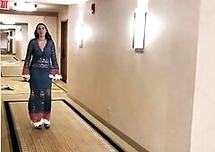 Cheating wife gets anal screwed in her hotel room