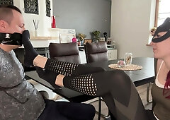 Verified Amateurs - Slave Tied To A Chair And Smell My Sweaty Feet