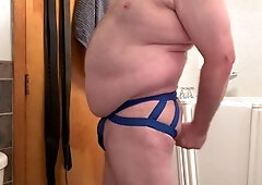 Bathrooms, fat gay, big dildos