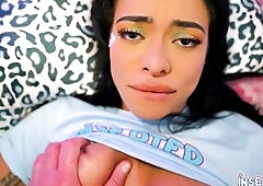 INSERTED Ava Valentina's cum-back