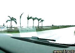 Busty bitch fools straighty