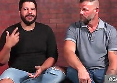 Chubby guys Lanz Adams & Bubba Dip are having gay action