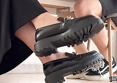 My beautiful secretary loves FOOTJOB too