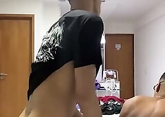 Fucking the little twink in panties