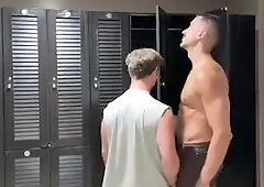 If somebody walks in this locker room, we are fucked