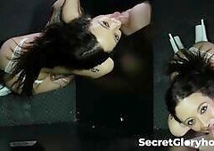 Sage Hunter loves to devour cocks, and her first Gloryhole visit at Secret Gloryhole is quite spectacular!