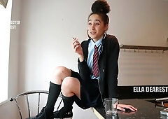 College Lady Smoking SPH  - Ella Favorite