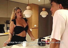 A woman over 50 asks her stepson's friend for some semen for a beauty treatment