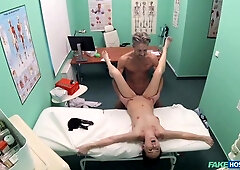 Sex in the hospital with a long-legged girlfriend Marci Matty