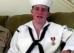 Young sailor studs suck each other off before hardcore fucking