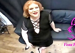Chunky Sissy Crossdresser gets fucked out by BWC Dad Facial big beautiful woman Fiona Fortune