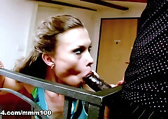 Tiny Asshole Stretched by Massive Black Cock - MMM100